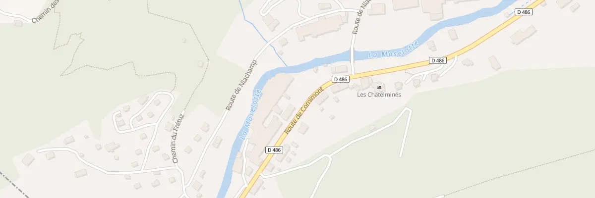 Plan du 12 Rte de Cornimont à La Bresse