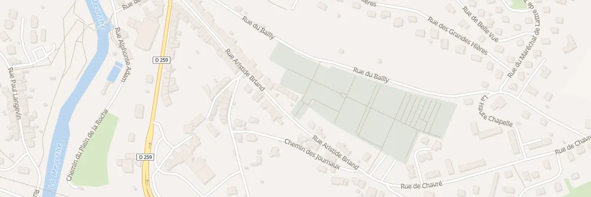 Plan du 51 Rue Aristide Briand à Raon-l’Étape