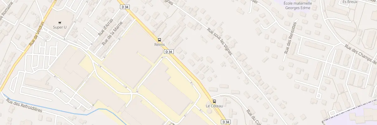 Plan du 105A Rue de Seloncourt à Audincourt
