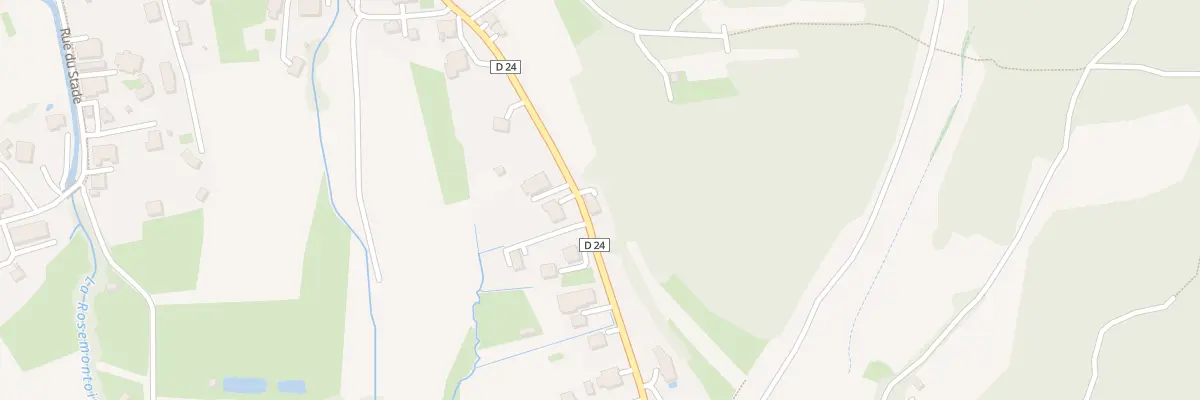 Plan du 11 Rte de Rougegoutte à Vescemont