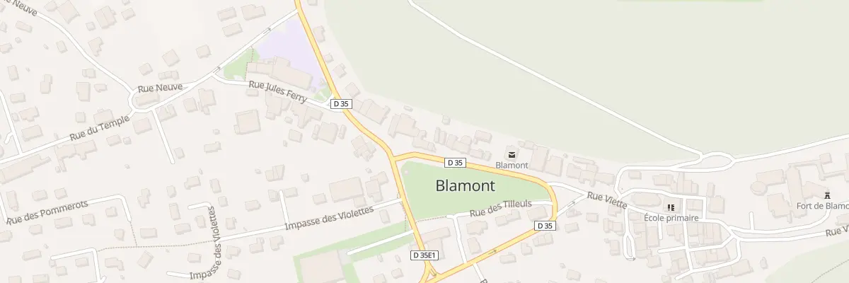 Plan du 7 Gr Grande Rue à Blamont