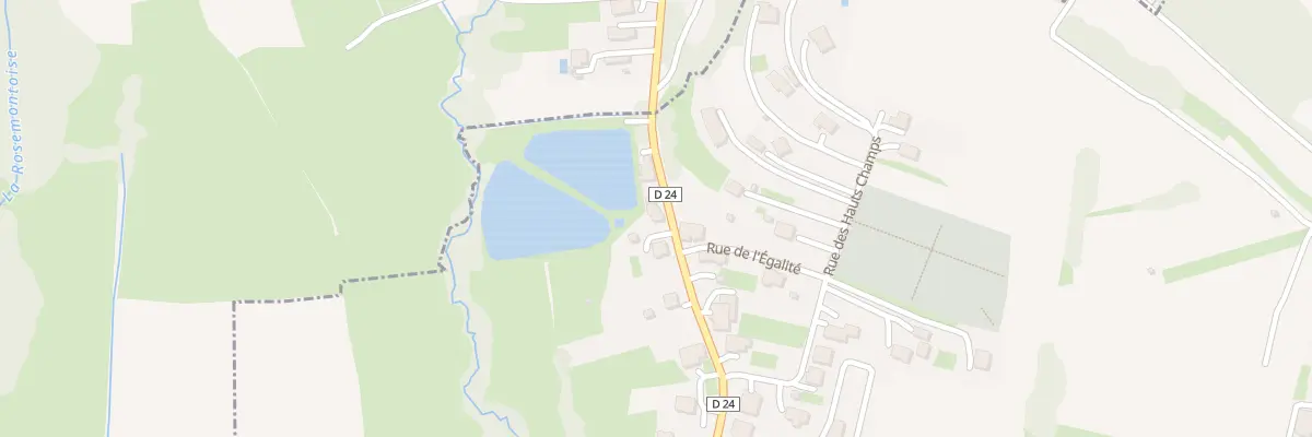 Plan du 7 Rue de Vescemont à Rougegoutte