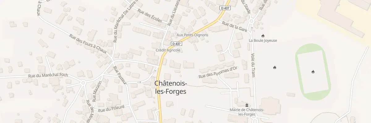Plan du 63T Rue du Général de Gaulle à Châtenois-les-Forges