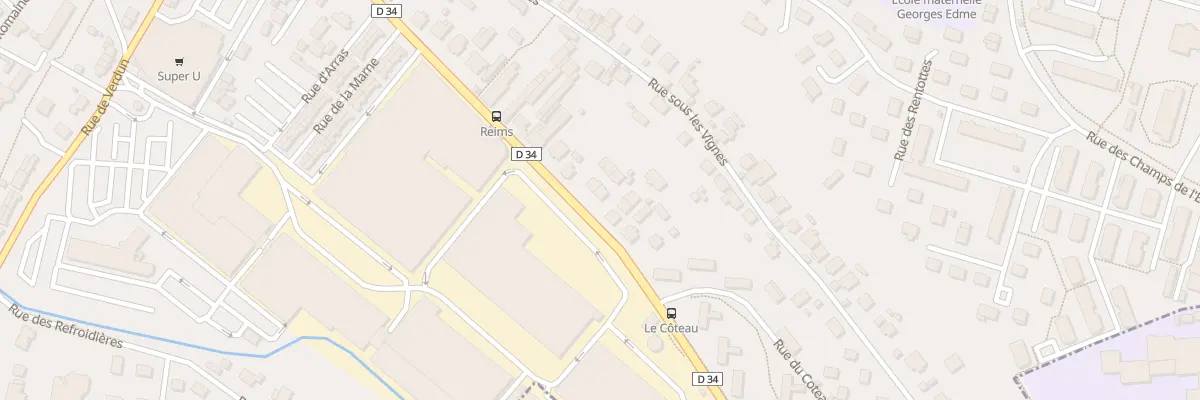 Plan du 105 Rue de Seloncourt à Audincourt
