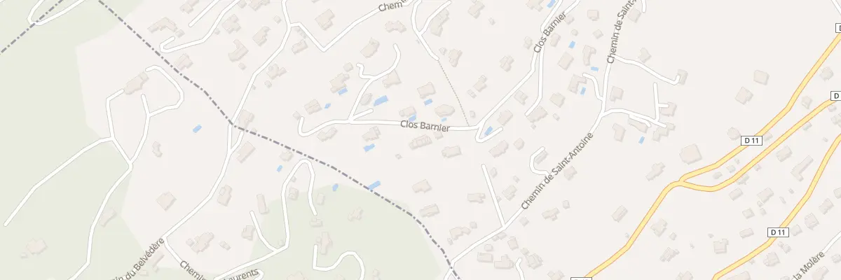 Plan du 332 Rte de Cabris à Spéracèdes