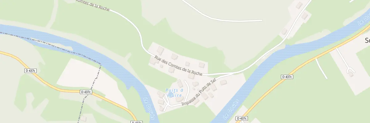 Plan du 4 Rue des Comtes de la Roche à Soulce-Cernay