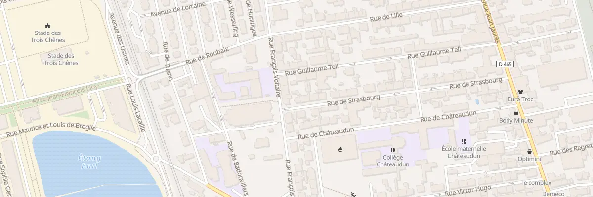 Plan du 38 Rue de Strasbourg à Belfort