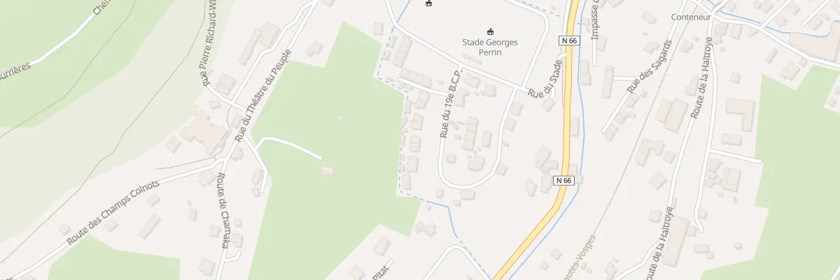 Plan du 19 Rue du 19ème BCP à Bussang