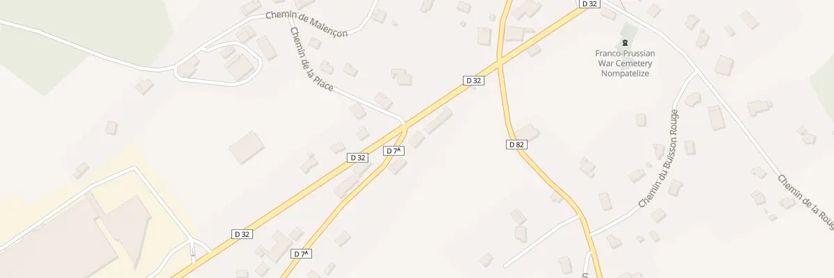 Plan du 1501 Rte de Rambervillers à Nompatelize