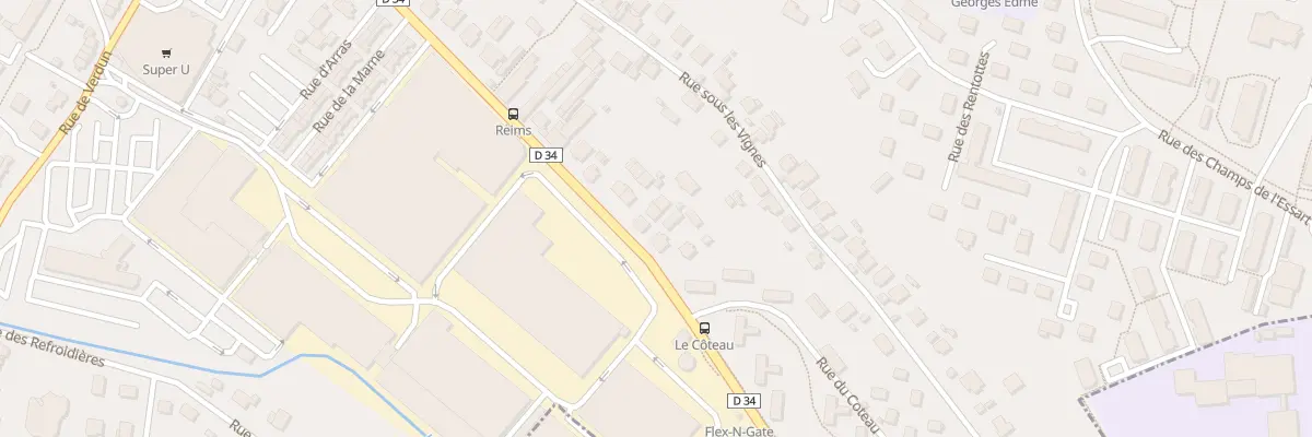 Plan du 107 Rue de Seloncourt à Audincourt