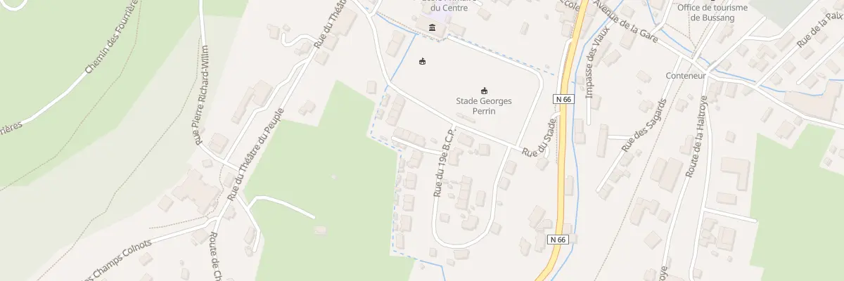 Plan du 29 Rue du 19ème BCP à Bussang