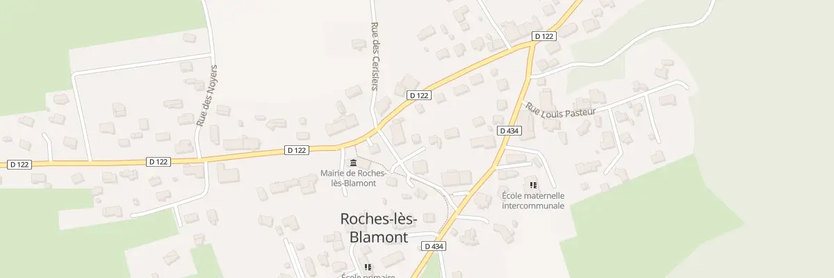 Plan du 6B Rue Louis Pergaud à Roches-lès-Blamont