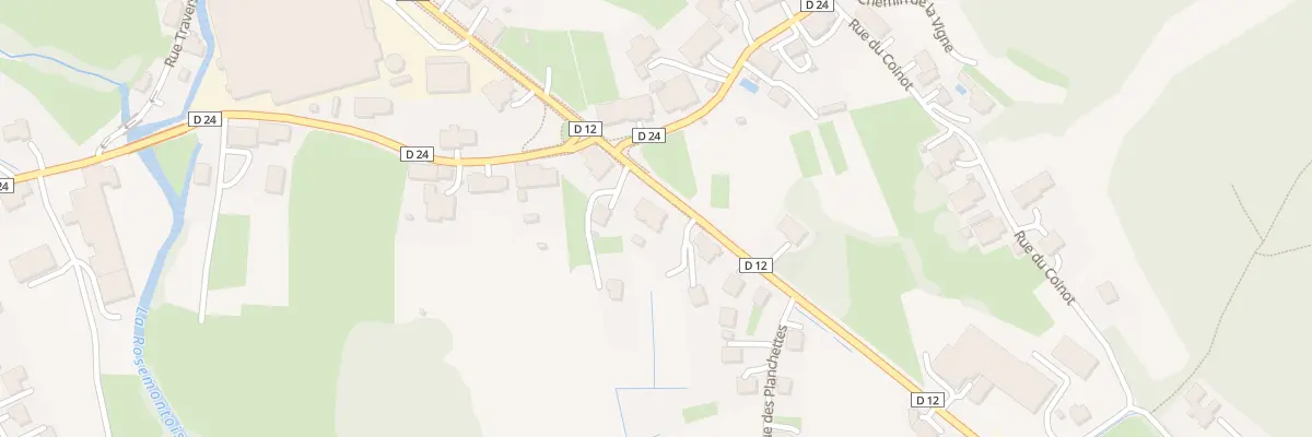 Plan du 26 Av de Lattre de Tassigny à Rougegoutte