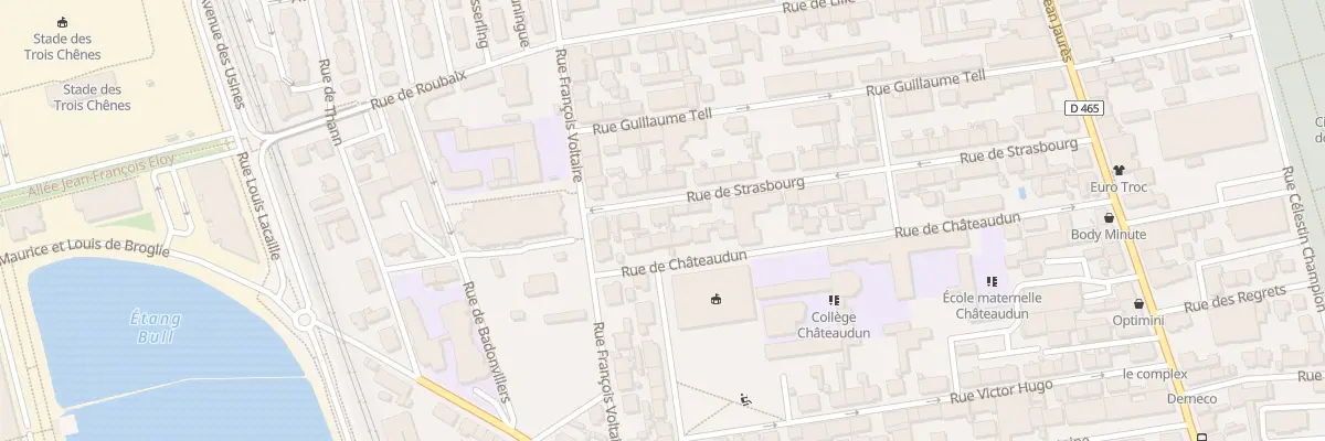 Plan du 31 Rue de Strasbourg à Belfort