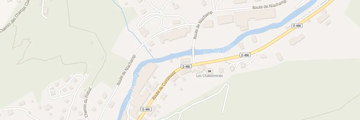 Plan du 10 Rte de Cornimont à La Bresse