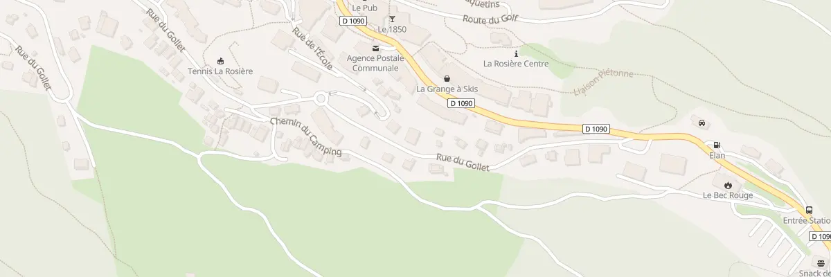 Plan du 288 Rue du Gollet à Montvalezan