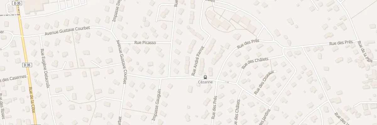 Plan du 5 Rue André Parrot à Seloncourt