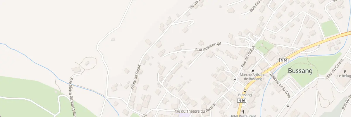 Plan du 13 Rue des Chèvres à Bussang