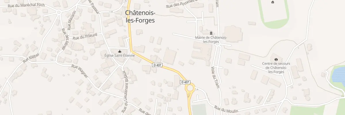 Plan du 81 Rue du Général de Gaulle à Châtenois-les-Forges