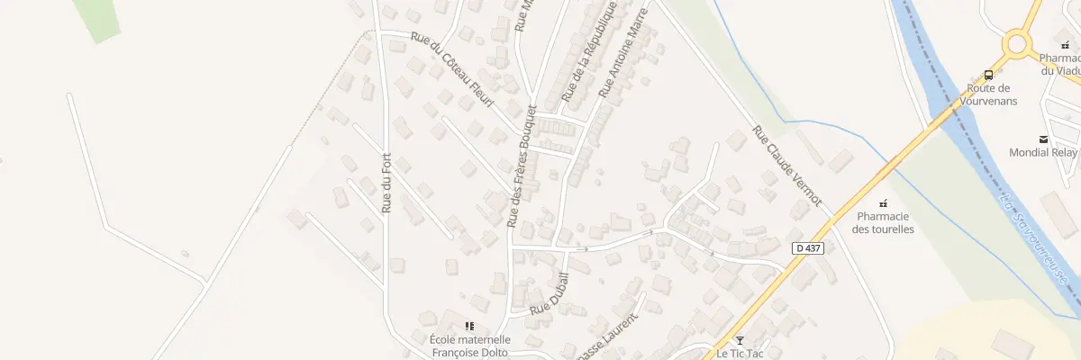 Plan du 24 Rue des frères Bouquet à Châtenois-les-Forges