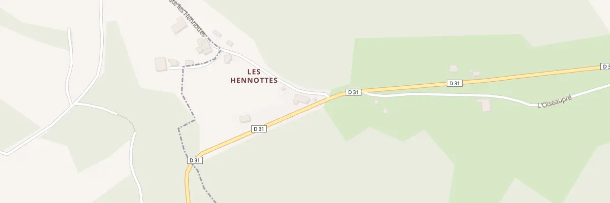 Plan du 2 Aux Hennottes à Arrentès-de-Corcieux