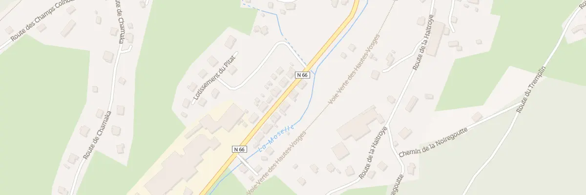 Plan du 25 Rue du 3ème RTA à Bussang