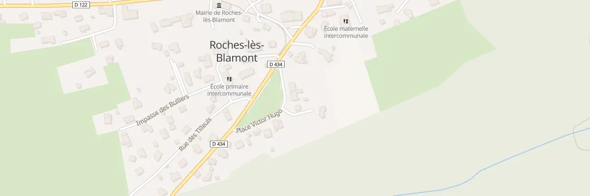 Plan du 3 Pl Victor Hugo à Roches-lès-Blamont