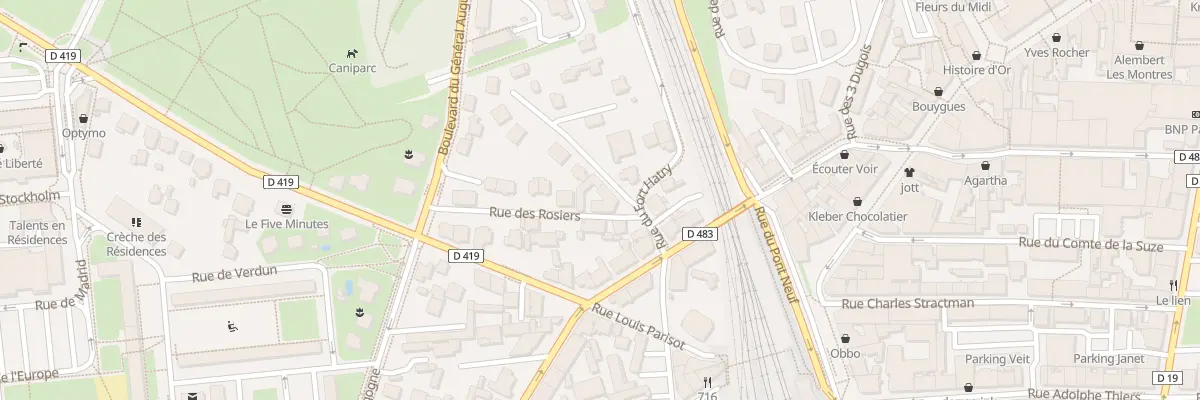 Plan du 7 Rue du fort Hatry à Belfort