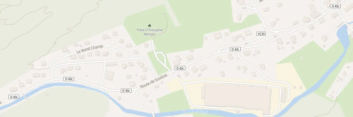 Plan du 1 Rte de Xoulces à Cornimont