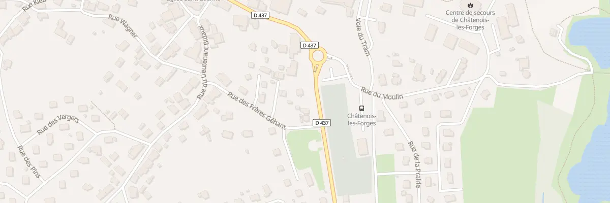 Plan du 98 Rue du Général de Gaulle à Châtenois-les-Forges