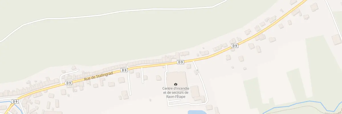 Plan du 99 Rue de Stalingrad à Raon-l’Étape