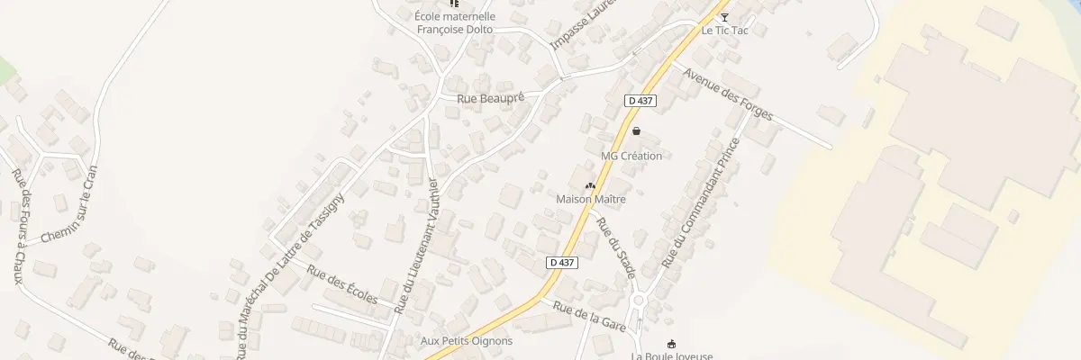Plan du 64B Rue du Général de Gaulle à Châtenois-les-Forges