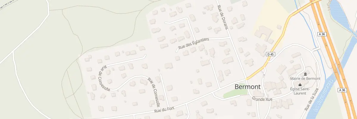 Plan du 7 Rue des Eglantiers à Bermont