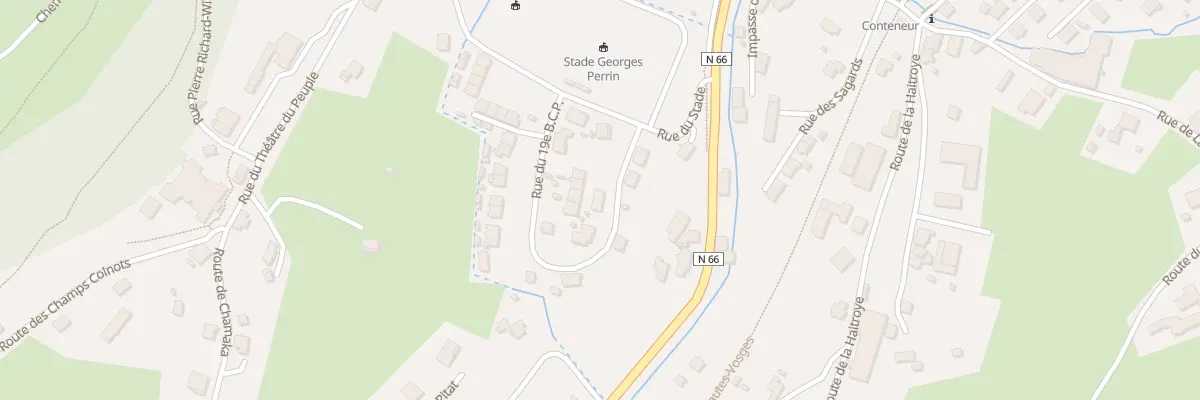 Plan du 4 Rue du 19ème BCP à Bussang