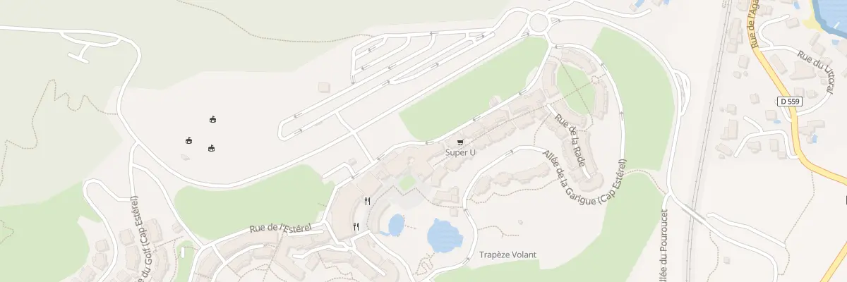 Plan du 1 Pl de la Bravade Cap Esterel à Saint-Raphaël