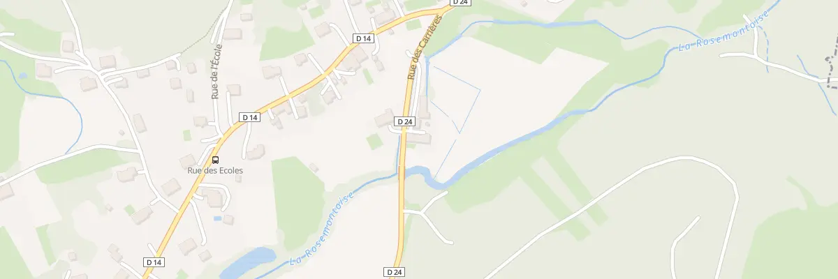 Plan du 30 Rue des Carrières à Vescemont