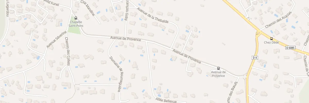 Plan du 324 Av de Provence à Saint-Vallier-de-Thiey