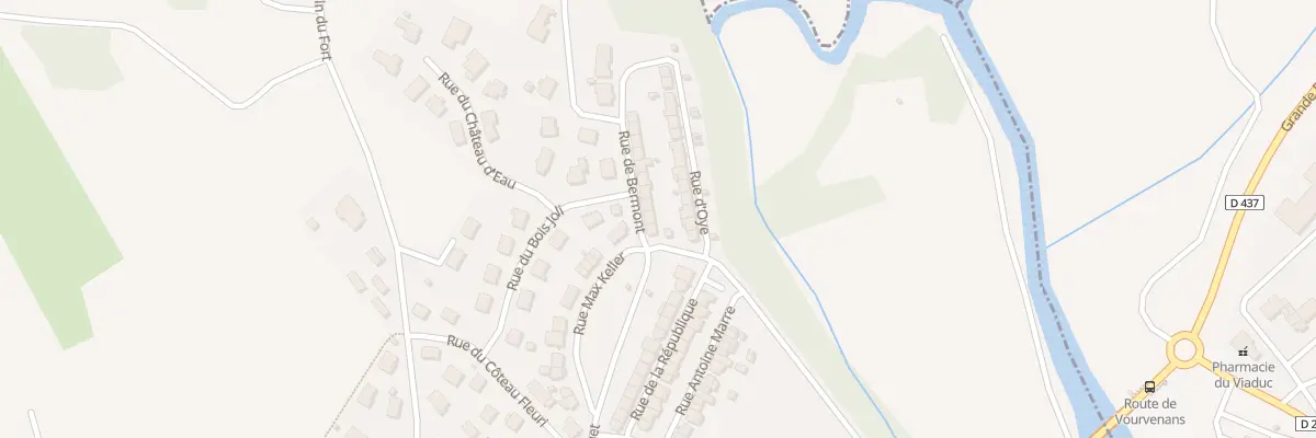 Plan du 4 Rue de Bermont à Châtenois-les-Forges