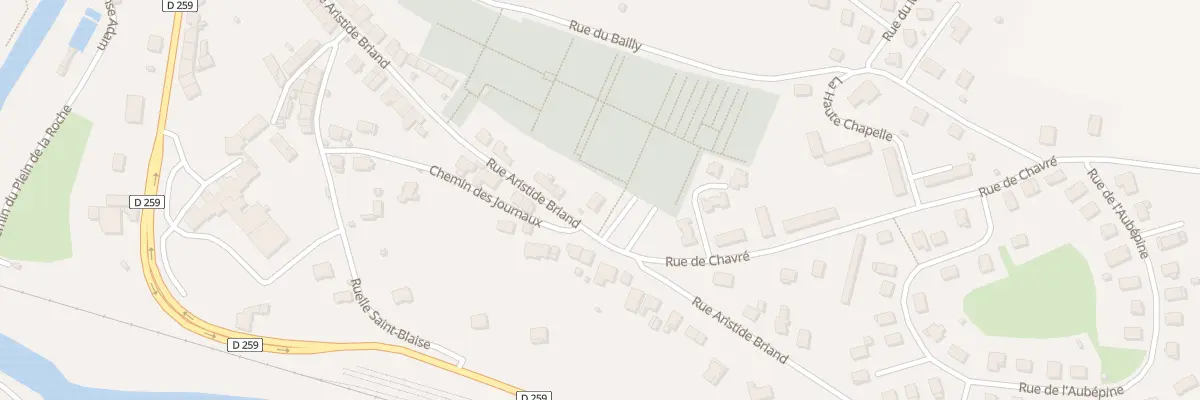 Plan du 59T Rue Aristide Briand à Raon-l’Étape