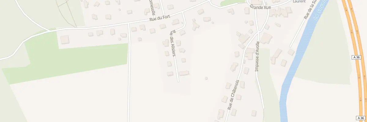 Plan du 9 Rue des Alisiers à Bermont