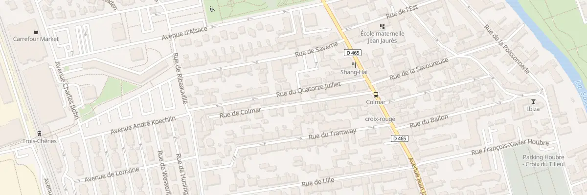 Plan du 11A Rue du Quatorze Juillet à Belfort