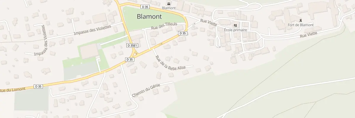 Plan du 4 Rue de la Belle Alise à Blamont