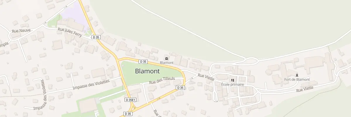 Plan du 4 Rue du Lomont à Blamont