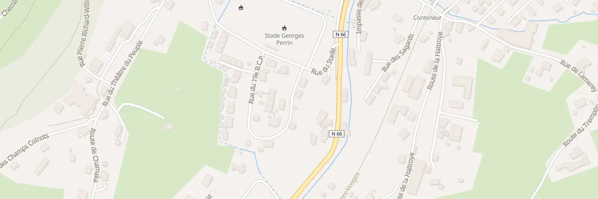 Plan du 3 Rue du 19ème BCP à Bussang
