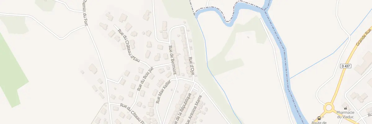 Plan du 9 Rue d’Oye à Châtenois-les-Forges