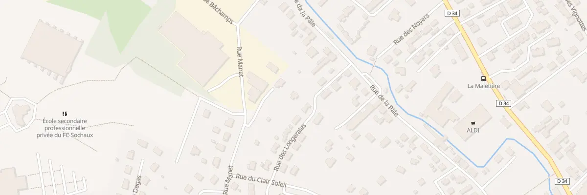Plan du 8B Rue des Longeraies à Seloncourt