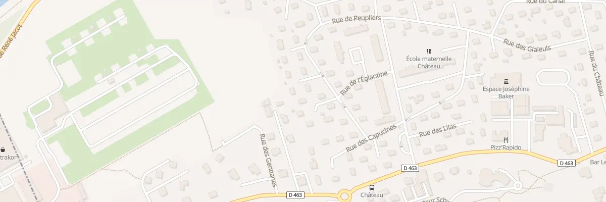 Plan du 4 Rue des Bleuets à Étupes
