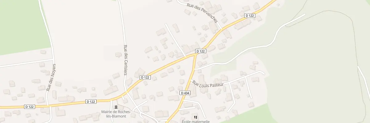 Plan du 22 Rue Georges Cuvier à Roches-lès-Blamont