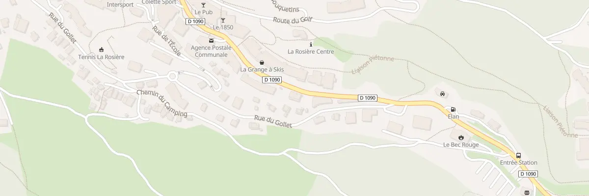 Plan du 519 Rte du Col du Petit St Bernard à Montvalezan
