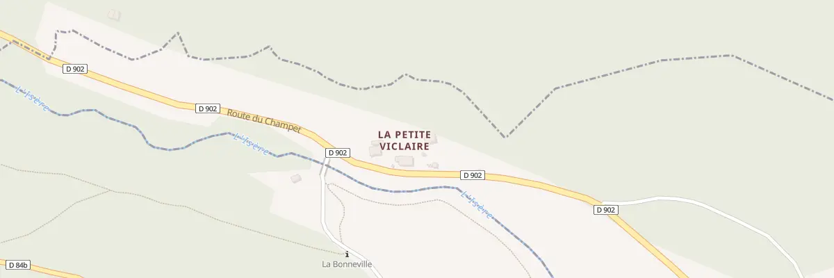 Plan du 5496A La Petite Viclaire à Sainte-Foy-Tarentaise